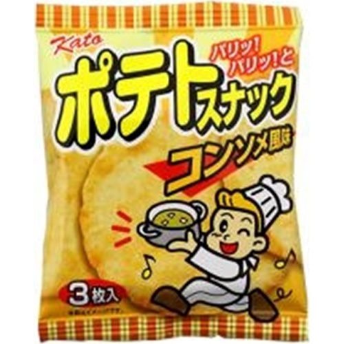 Yakin Potato Snack Consomme Flavor 3 Pieces [Limited Sale Product] Special Order Item [Purchase Quantity 20 Pieces] (May take time for restocking)