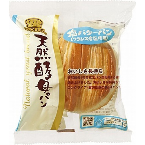 Day Plus Natural Yeast Bread Salt Butter Bread  【Purchase Quantity 12 Pieces]