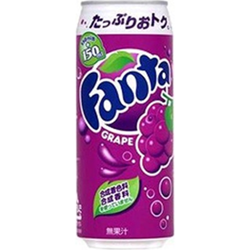 Fanta Grape Can 500ml [This Month's Special Sale Beverage] [Purchase Quantity 24 Units]