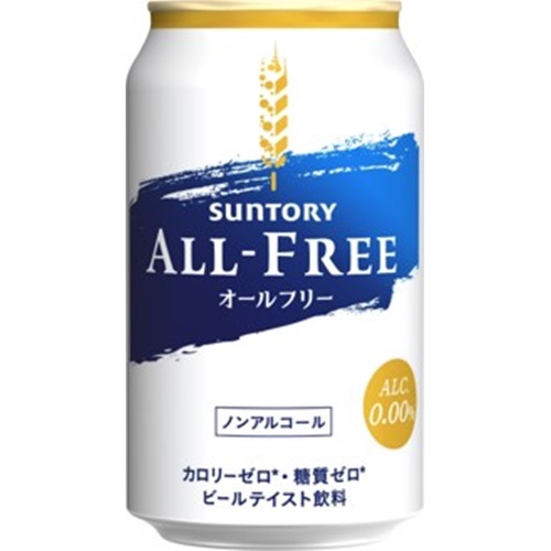 Suntory All-Free 350ml  [Purchase Quantity: 6]
