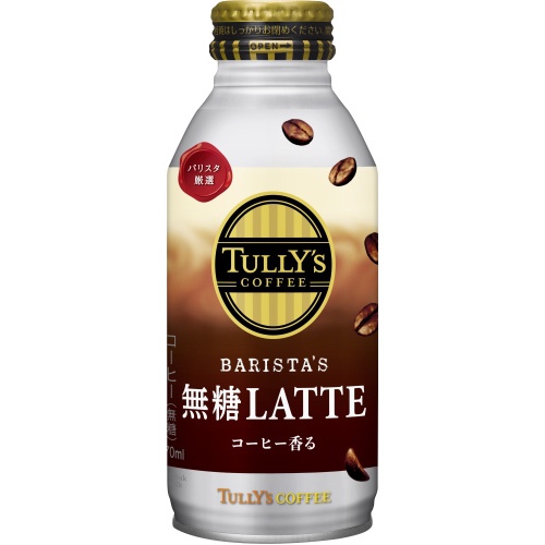 Ito En TULLY'S Unsweetened Latte R Can 370ml 【This Month's Special Beverage】  【Purchase Quantity 24 Units