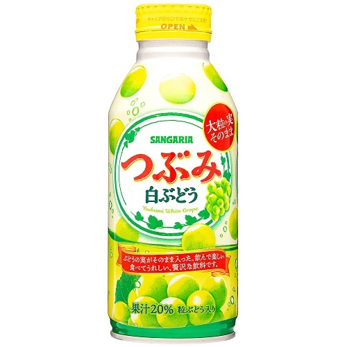Sangaria Tsubumi White Grape B Can 380g Special Order Item 【Purchase Quantity 24 Units】