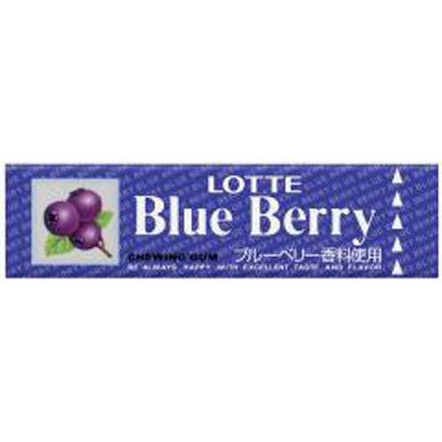 Lotte Blueberry Gum That Doesn't Stick to Teeth 9 Pieces  [Purchase Quantity 15]