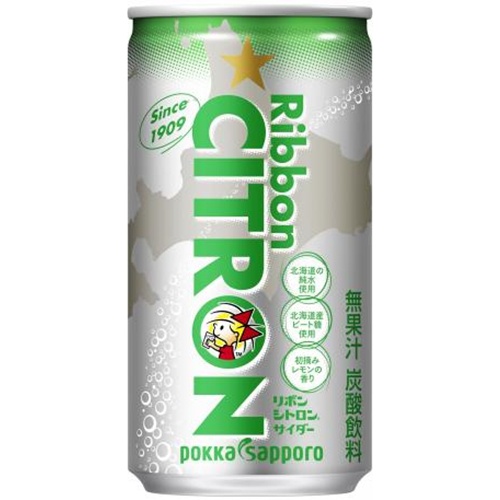Pokka Sapporo Food Ribbon Citron 190g 【This Month's Special Sale Beverages】 Special Order Item 【Purchase Quantity 30 Units]