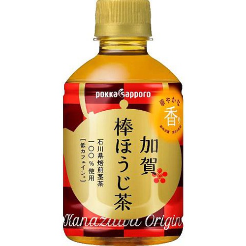 Pokka Sapporo Food Kaga Roasted Green Tea P275ml [This Month's Special Sale Beverage]  [Purchase Quantity 24]