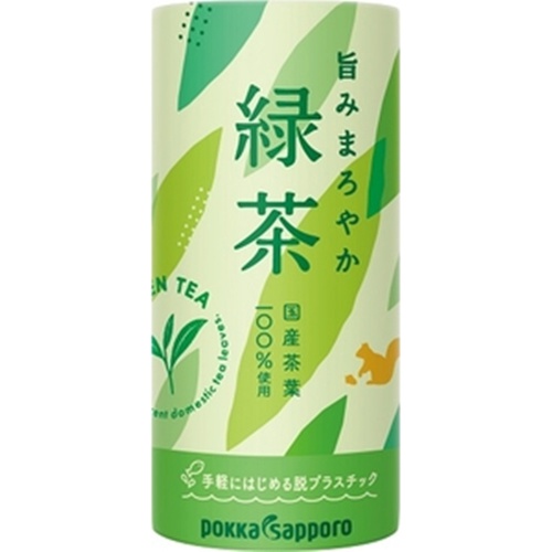 Pokka Sapporo Food Umami Mild Green Tea Paper Can 195g Special Order Item [Purchase Quantity 30]