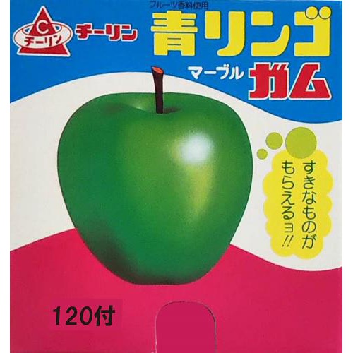 Chirin Seika Extruded Green Apple Gum  【Purchase Quantity 120 Pieces】