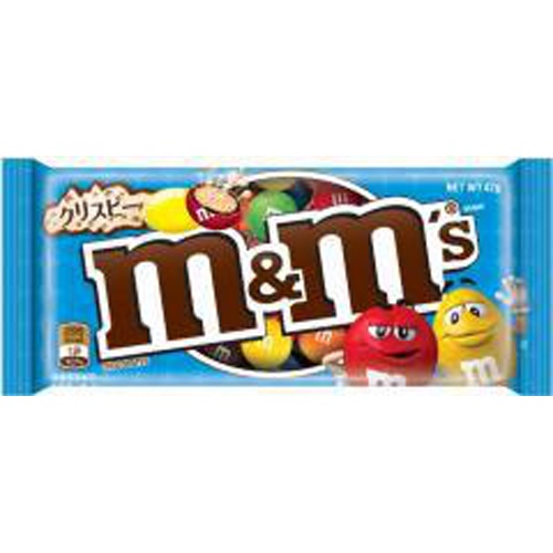 m&m's Crispy Single 42g [Restricted Sale Product] [Purchase Quantity 12 Pieces]