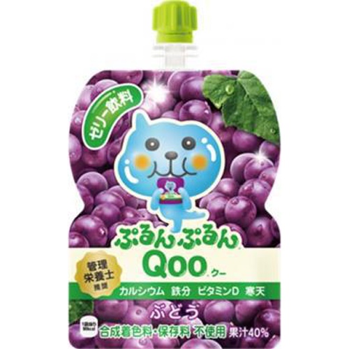 Pulun Pulun Qoo Grape 125g 【This Month's Special Sale Beverage】 Special Order Item 【Purchase Quantity 6 Pieces]