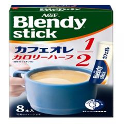 Blendy Stick Cafe Au Lait Low Calorie 8 Sticks [This Month's Special Beverage]  [Purchase Quantity 6]