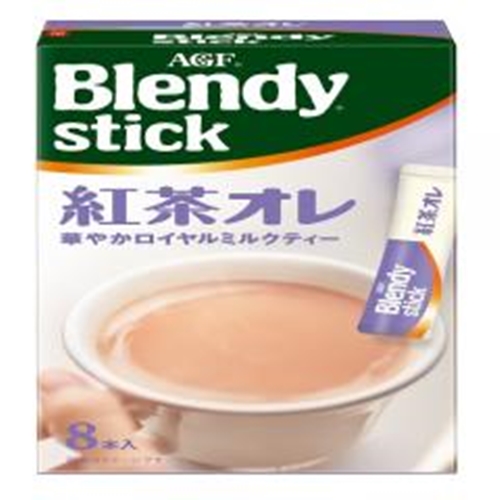 Blendy Stick Royal Milk Tea 8 Sticks 【This Month's Special Sale Beverages】  【Purchase Quantity 6
