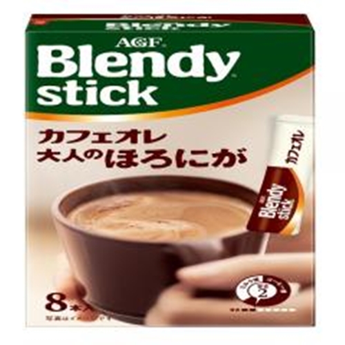 Blendy Stick Cafe Au Lait Adult Bitter 8 Sticks [This Month's Special Sale Beverage]  [Purchase Quantity: 6]