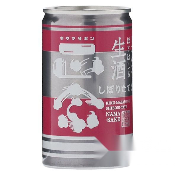 Kiku-Masamune Gin Nama Sake Can 180ml (Pack of 3)