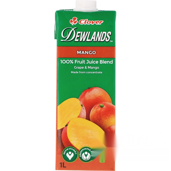 Dewland 100% Mango & Apple Juice 1L