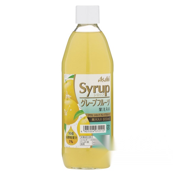 Asahi Syrup Grapefruit