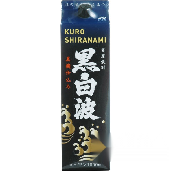 Satsuma Shiranami Black Koji Brewed 25% 1800ml Pack