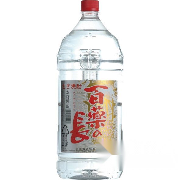 Mugi Shochu Hyakuyaku no Cho 4L PET Bottle