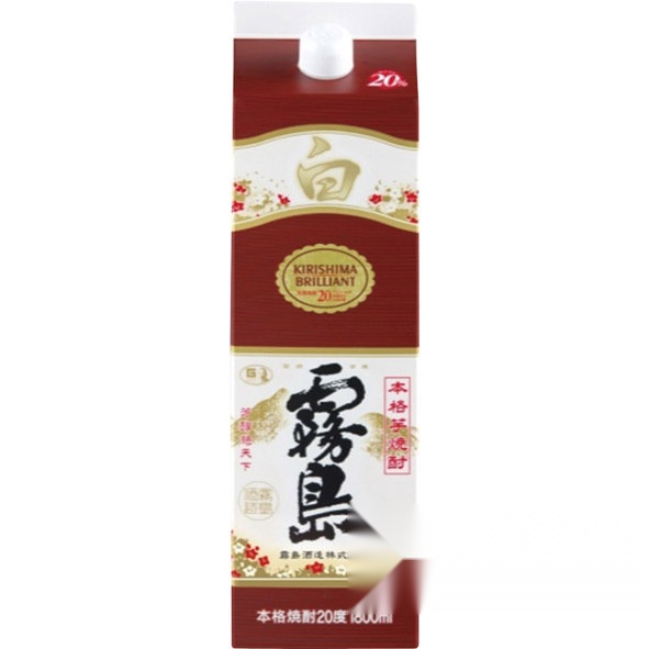 Shiro Kirishima 20% 1800ml Pack
