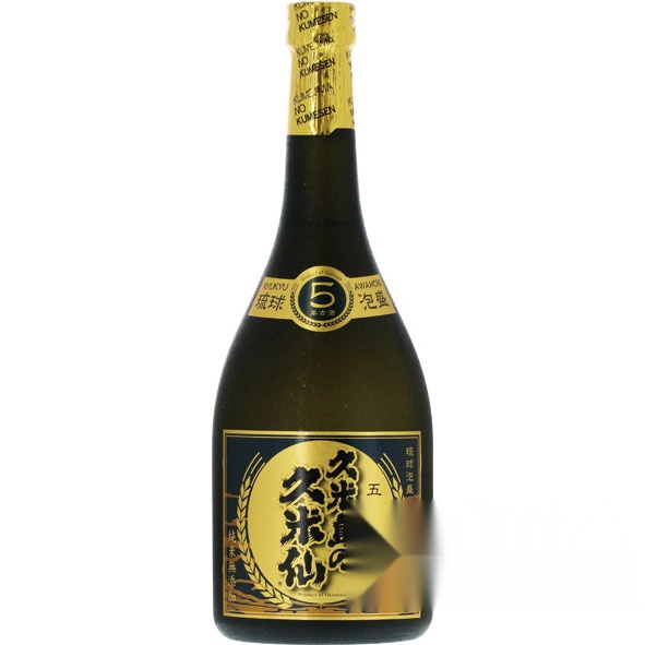 Kumesen Black 5-Year Aged Awamori from Kume Island (40% ABV)