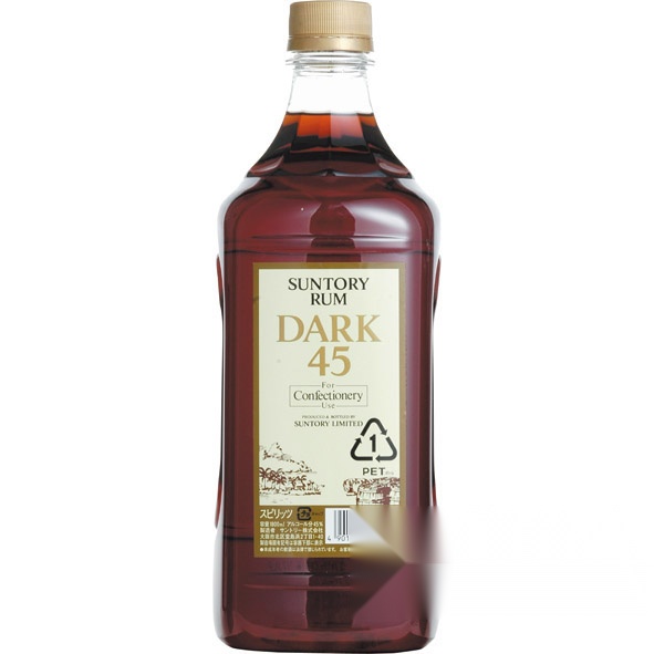 Suntory Rum Dark 45% 1.8L (for confectionery use)