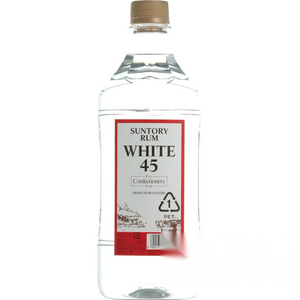 Suntory Rum White 45% 1.8L (for confectionery use)
