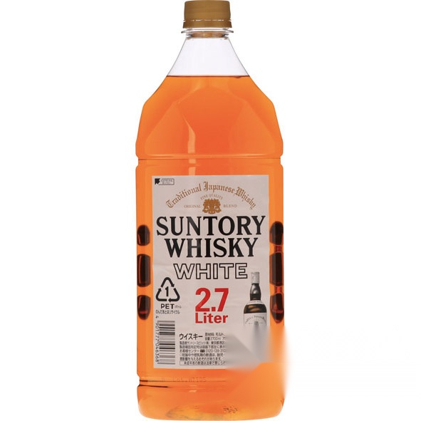 Suntory White 2.7L PET Bottle