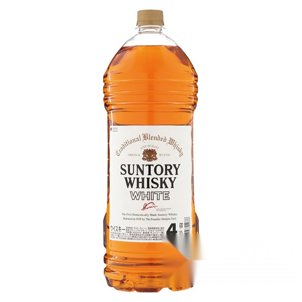 Suntory White 4L PET Bottle