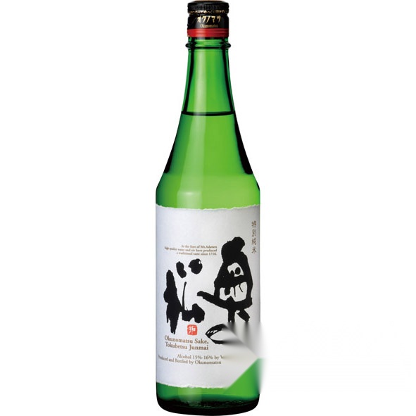 Okunomatsu Tokubetsu Junmai Sake 720ml