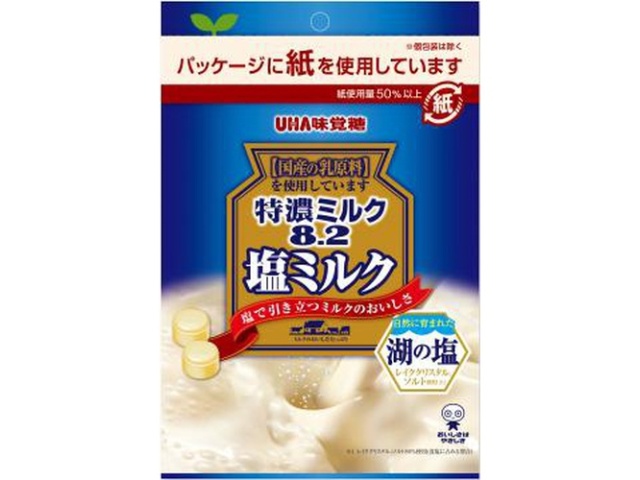 Mikakuto Tokuno Milk 8.2 Salt Milk Bag 75g (Pack of 6)