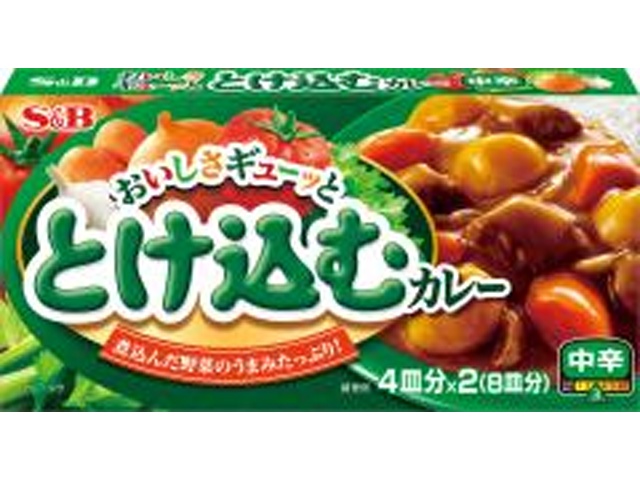 S&B Delicious Melting Curry, Medium Spicy, 140ml [This Month's Special: Instant] Special Order Item [Purchase 60]
