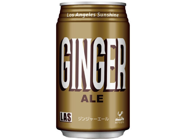 Tominaga LAS Ginger Ale 350ml (Special Order Item) [Purchase Quantity: 24]