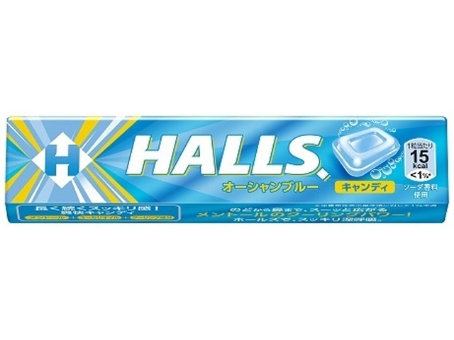 Hall's Ocean Blue 12 tablets (15 tablets per pack)
