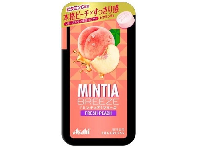 Asahi Group Foods Mintia Breeze Fresh Peach, 30 pieces (Purchase of 8)