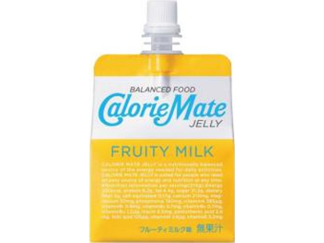 Calorie Mate Jelly, Fruity Milk Flavor, 215g (Special Order Item) [Purchase Quantity: 24]