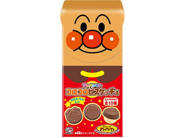 Fujiya Anpanman Korokoro Bisquecho 34g  [Purchase 10] [Limited Quantity] ％