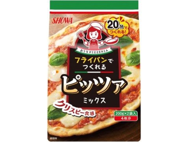 Showa Frying Pan Pizza Mix, 400g (Special Order Item) [Purchase Quantity: 24]