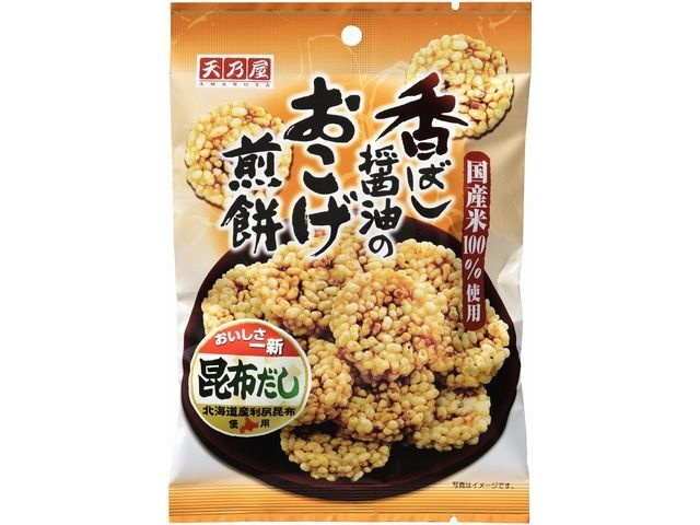 Tennoya Scorched Rice Crackers with Roasted Soy Sauce, 40g (Special Order Item) [Purchase Quantity: 12]