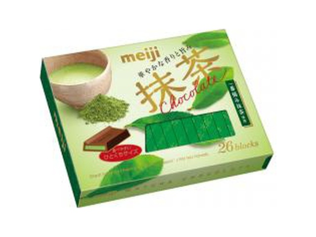 Meiji Matcha Chocolate Box (26 pieces) (Purchase 6 pieces)
