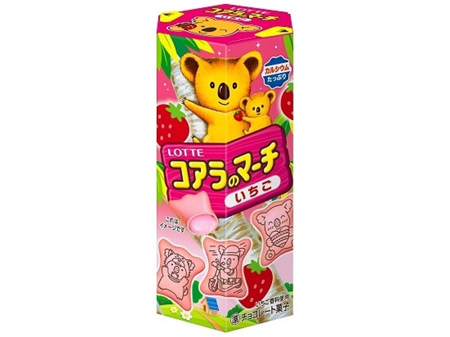 Lotte Koala's March Strawberry 48g (Purchase 10)