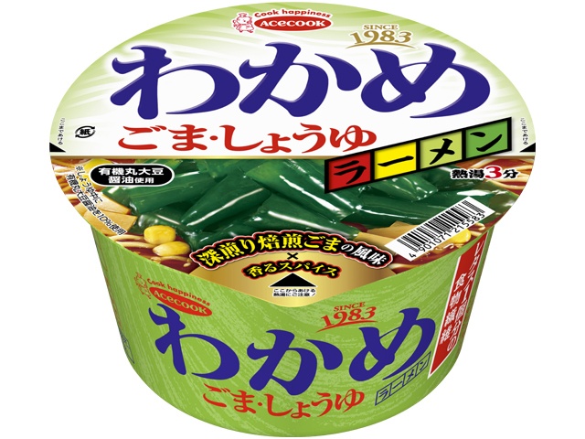 Ace Wakame Ramen, Sesame or Soy Sauce (Purchase 12)