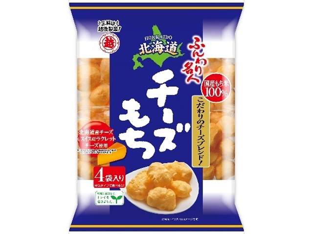 Echigo Seika Fluffy Master Hokkaido Cheese Mochi, 66g (Pack of 12)