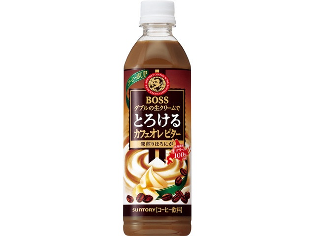 Boss Melty Cafe au Lait Bitter P 500ml (Special Order Item) [Purchase Quantity: 24]