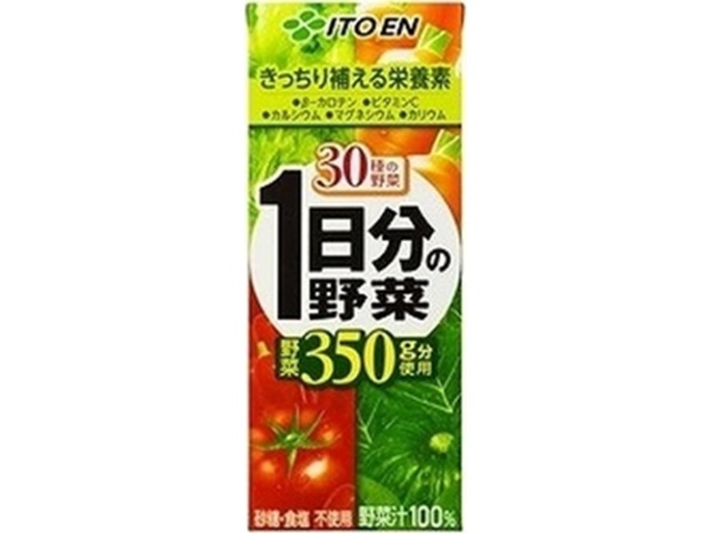 Ito En One Day's Worth of Vegetables, 200ml (Paperback) [Purchase Quantity: 12]
