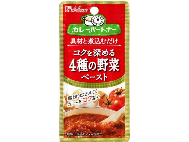 House Foods Curry P, 4 Vegetables for Rich Flavor, Mail Order Item [Purchase Quantity: 80]
