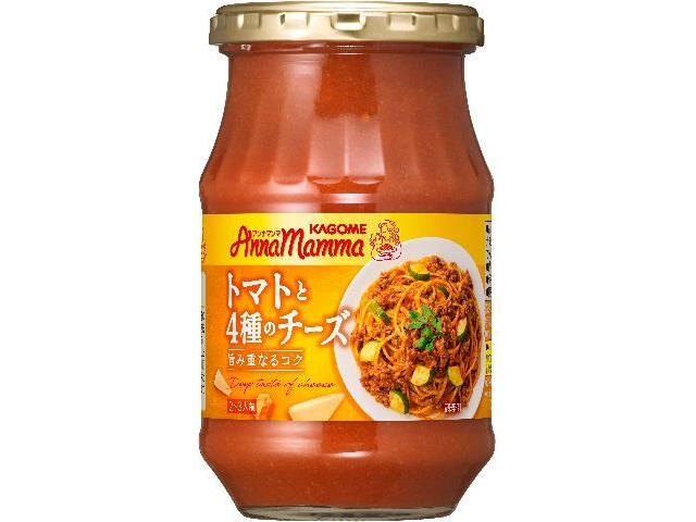 Kagome Anna Mamma Tomato and Four Cheese Cheeses, 330g (Special Order Item) [Purchase 12]