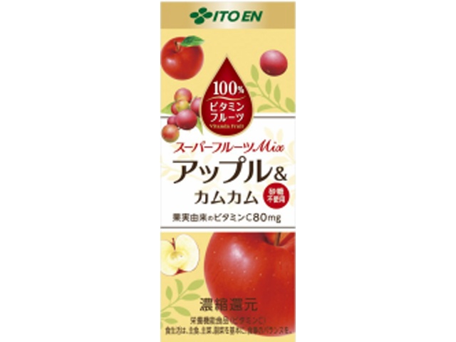 Ito En Vitamin Fruit Apple & Camu Camu Paper 200g (Special Order Item) [Purchase Quantity: 24]