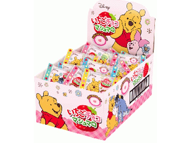 EIWA Winnie the Pooh Strawberry Chocolate Marshmallows [Limited Quantity] [Purchase 30]
