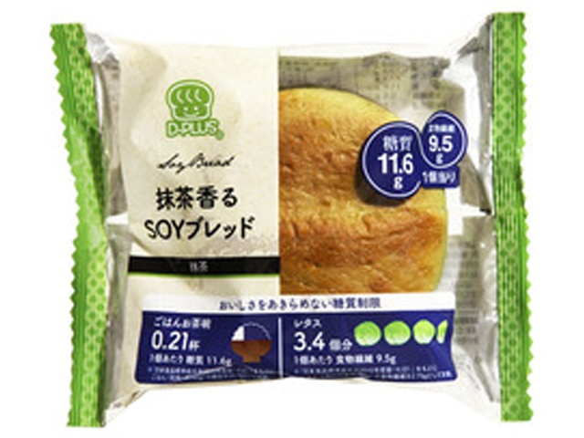 Day Plus Matcha-Fragrant Soy Bread (Special Order Item) [Purchase 12]