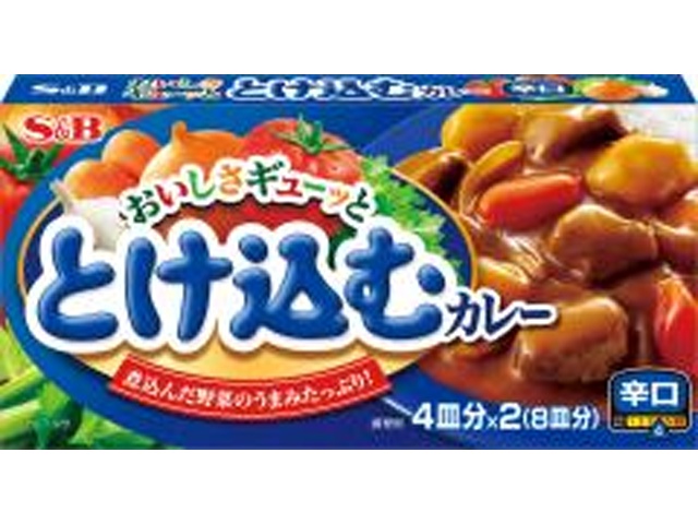 S&B Delicious, Melting Curry Hot 140g [This Month's Special: Instant] Special Order Item [Purchase 60]