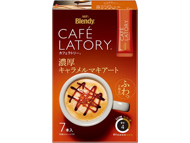 Blendy Cafe Latory ST Rich Caramel 7-pack [This Month's Special Offer]  [Purchase 6]